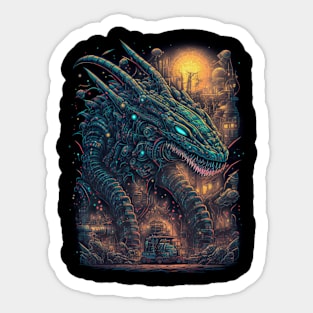 Dragon Lizard Sticker